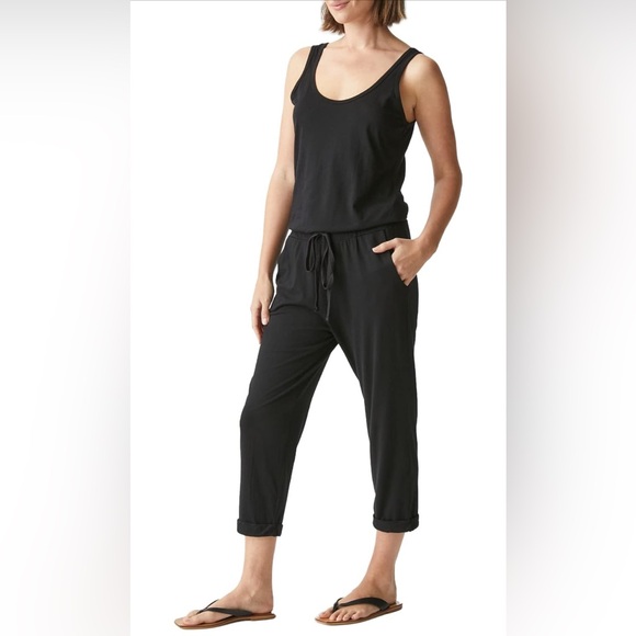 MICHAEL STARS : Black Theo Jumpsuit - Picture 3 of 12